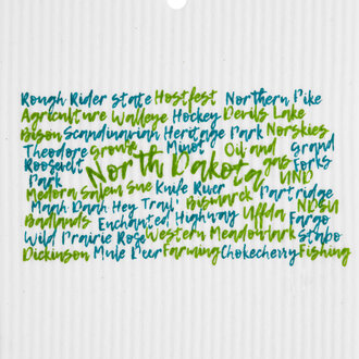 Kattinatt Swedish Dish Cloth All Year North Dakota