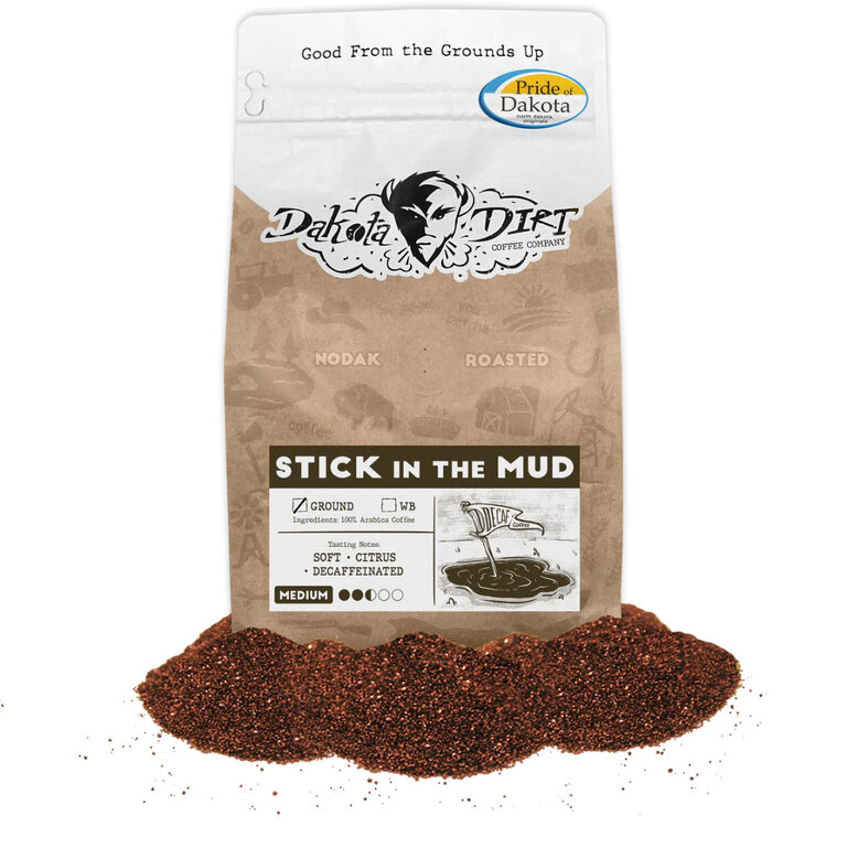 Stick in the Mud Decaf Coffee Beans - 12oz Bag