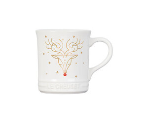 Le Creuset Noel Collection Snowman Mug, White