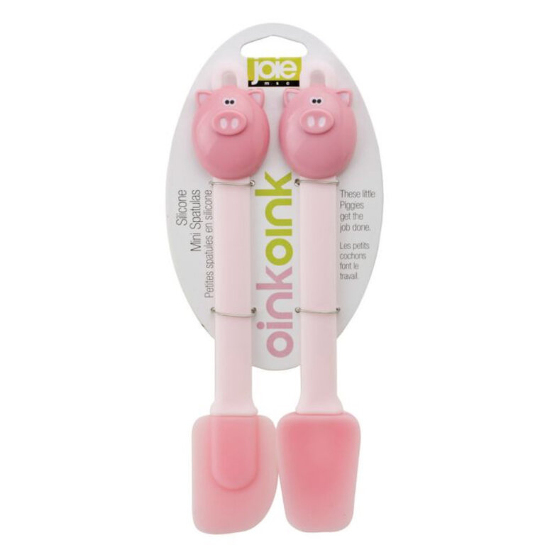 Piggy Silicone Mini Spatulas, Set of 2