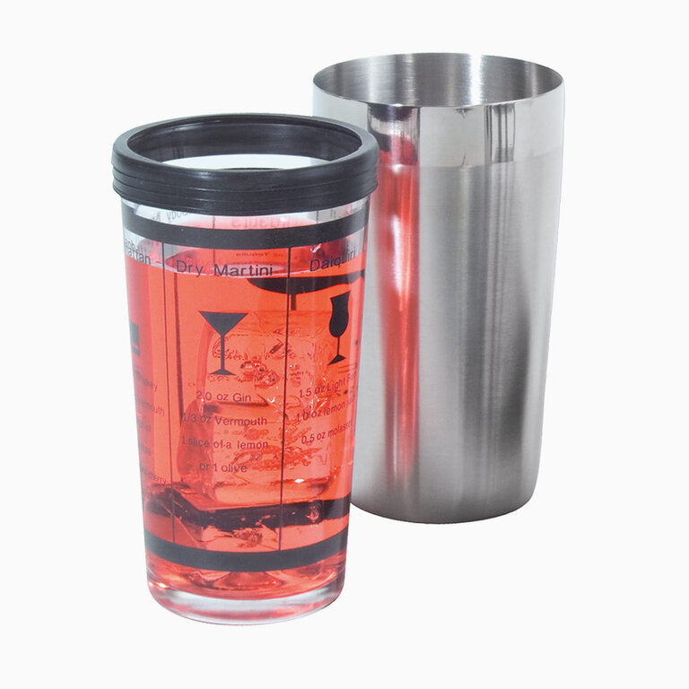 Professional Glass & S/S Cocktail Shaker