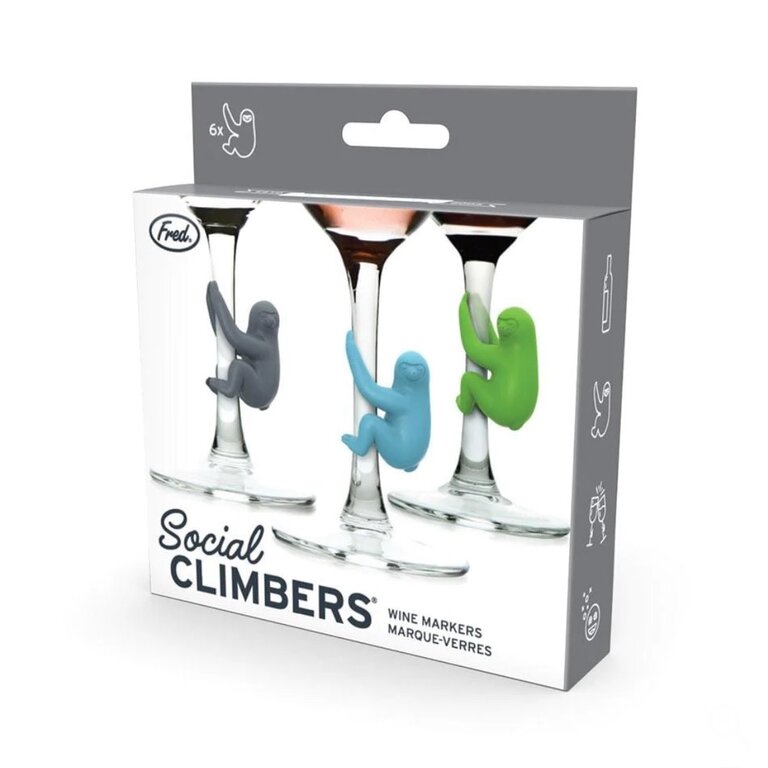 Social Climbers Wine Marker