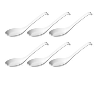 Melamine AsIAn Soup Spoon Set/6 Melamine AsIAn Soup Spoon Set/6