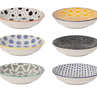 Danica Now Designs Stamped Pinch Bowl Set/6 Danica Now Designs Stamped Pinch Bowl Set/6