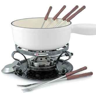 Lugano 9 PC Cast Iron Fondue Set Lugano 9 PC Cast Iron Fondue Set