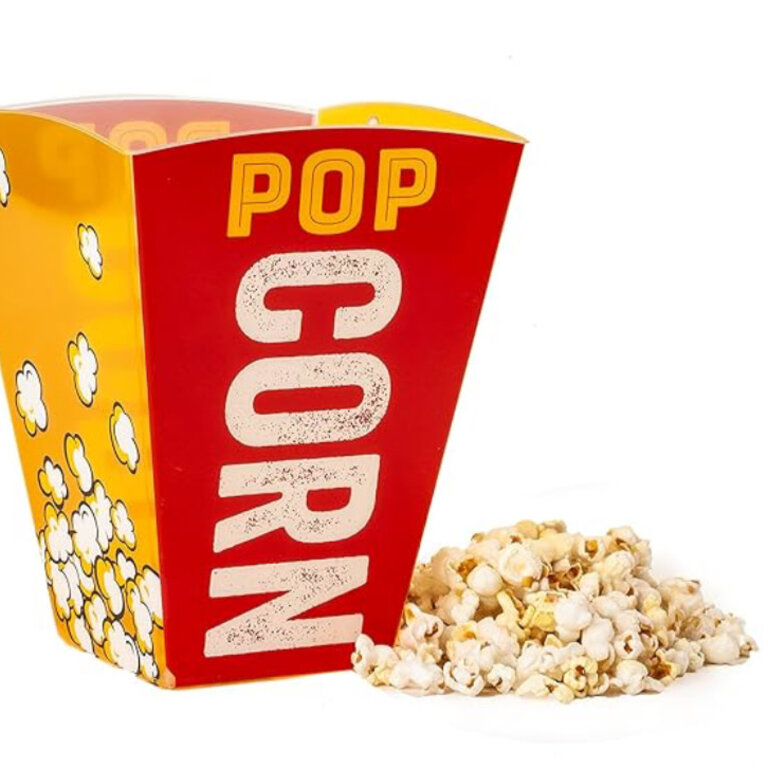 Individual Transparent Popcorn Tub