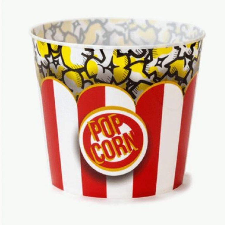 Classic Striped Popcorn Tub Red/White - Small