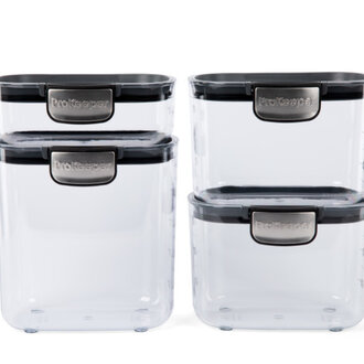 4 Pc Modular Prokeeper+ Storage Container Set 4 Pc Modular Prokeeper+ Storage Container Set