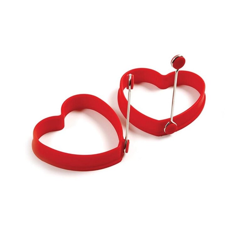 Norpro Heart Pancake/Egg Rings, 2 Pc