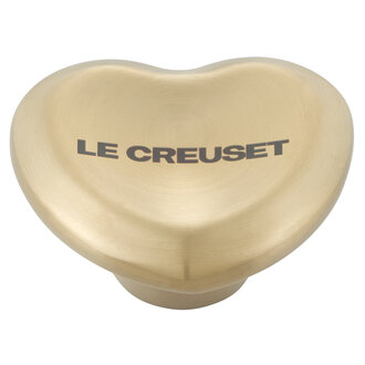 Le Creuset Signature Knob Gold Heart Large DC Le Creuset Signature Knob Gold Heart Large DC
