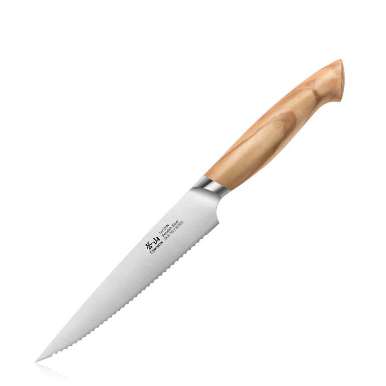 Oliv 5in Serrated Utility Knife