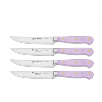 Wusthof Classic Color 4 Piece Steak Set - Purple Yam Wusthof Classic Color 4 Piece Steak Set - Purple Yam
