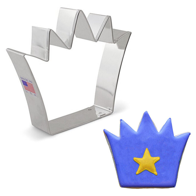 LOOSE Novelty Shape Cookie Cutter Crown King