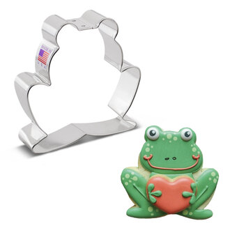 Carded Animal Shape Cookie Cutter Frog Carded Animal Shape Cookie Cutter Frog