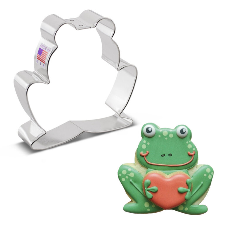 CARDED Animal Shape Cookie Cutter Frog
