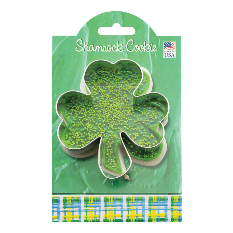 CARDED Alt Holiday Cookie Cutter Shamrock
