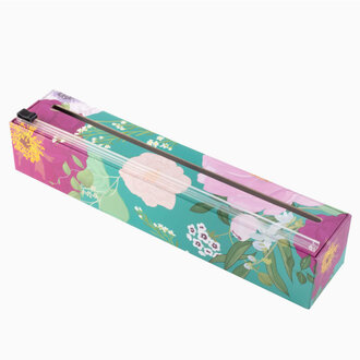 Plastic Wrap Dispenser Spring Flowers
