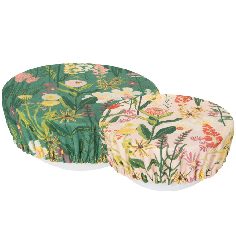 Danica Now Designs Save It Bowl Covers Set/2 Bees & Blooms