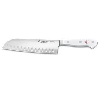 Wusthof Classic  Santoku, White, 7 in