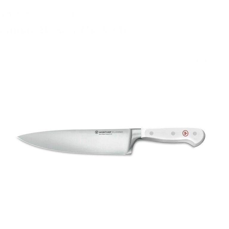 Wusthof Classic  Chef's, White, 8 in