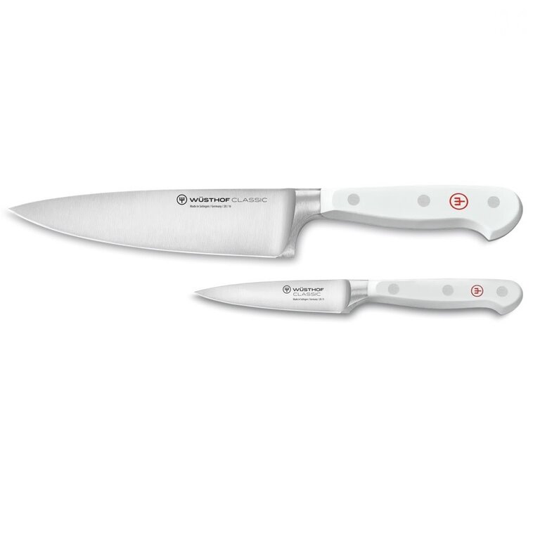 Wusthof Classic White 2 Pc Prep Set