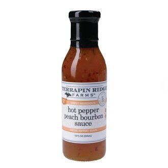 Hot Pepper Peach Bourbon Sauce Hot Pepper Peach Bourbon Sauce