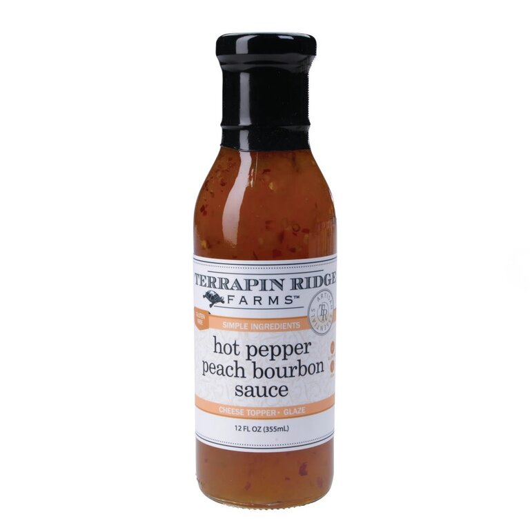 Hot Pepper Peach Bourbon Sauce