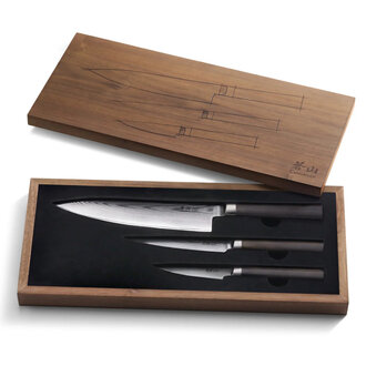 Cangshan Haku 3pc Starter Set w/ Walnut Box Cangshan Haku 3pc Starter Set w/ Walnut Box