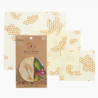 Bee's Wrap Bee's Wrap Assorted 3 Pk Honeycomb Bee's Wrap Bee's Wrap Assorted 3 Pk Honeycomb