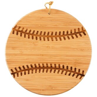 Baseball Shaped Bamboo Charcuterie Board Baseball Shaped Bamboo Charcuterie Board