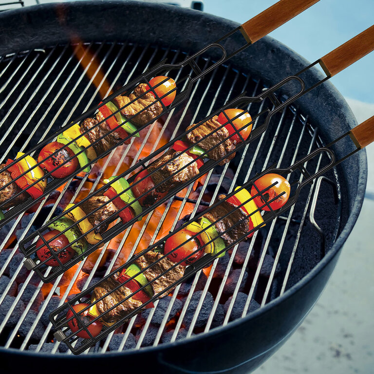 Norpro N/S Grilling Kabob Baskets Set of 4