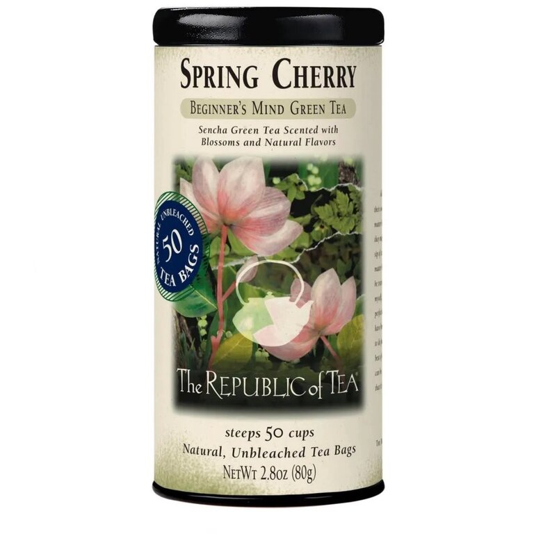 Republic of Tea Classic Green Tea Spring Cherry*