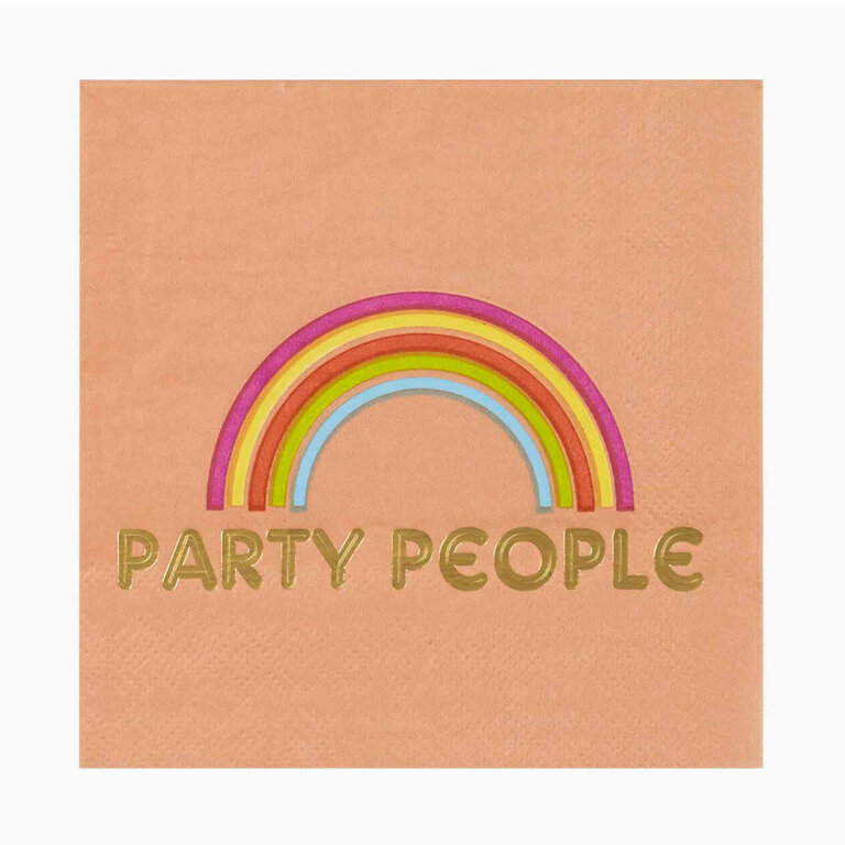 C.R. Gibson Beverage Napkin Party People DC