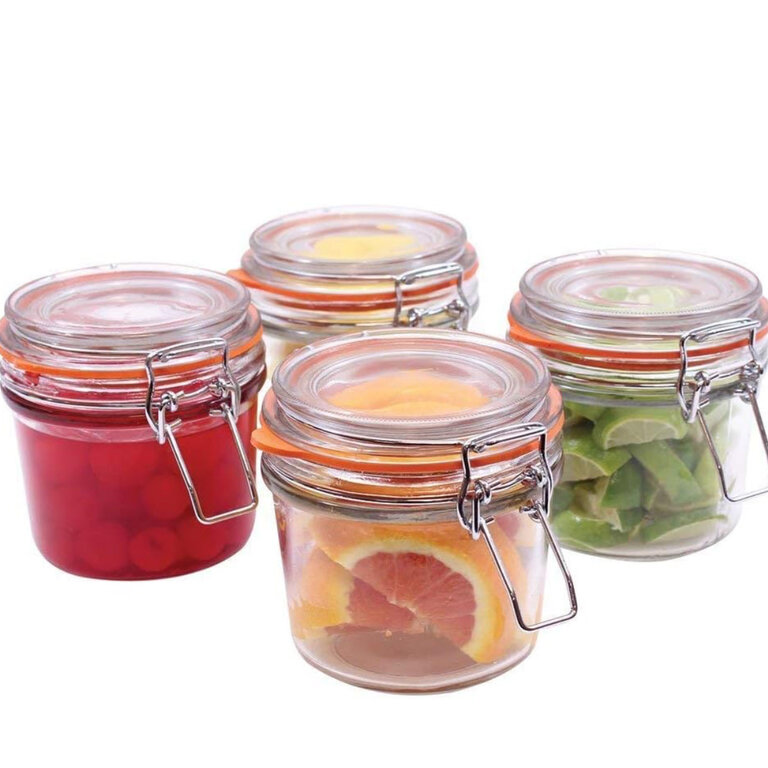 12 oz Resealable Jar - 4 Piece Set