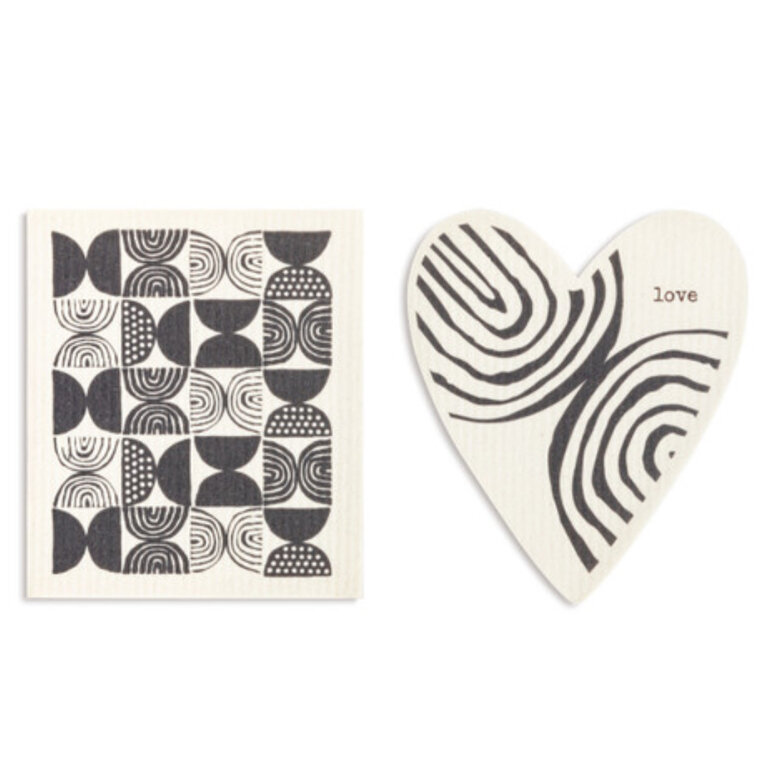 Demdaco Shaped Swedish Dish Cloth - 2 Pack