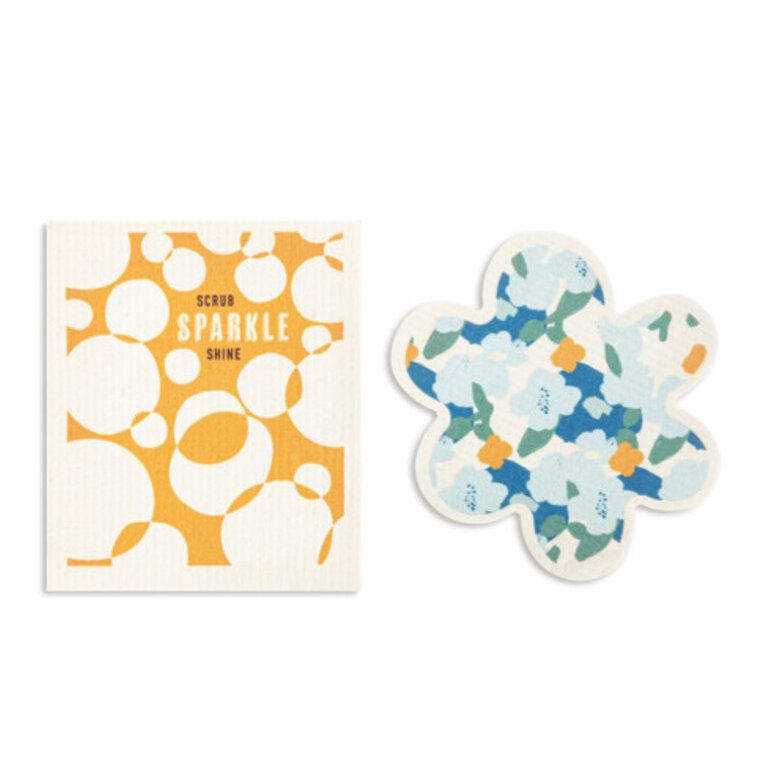 Demdaco Shaped Swedish Dish Cloth - 2 Pack