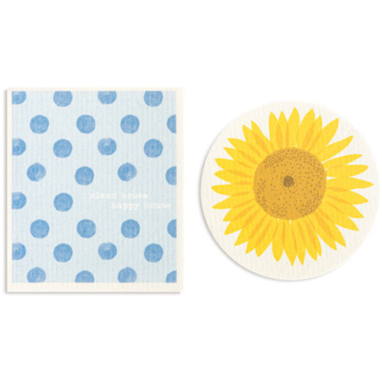 Demdaco Shaped Swedish Dish Cloth - 2 Pack