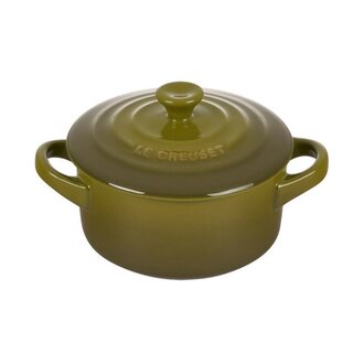Le Creuset Mini Cocotte 8 oz Olive