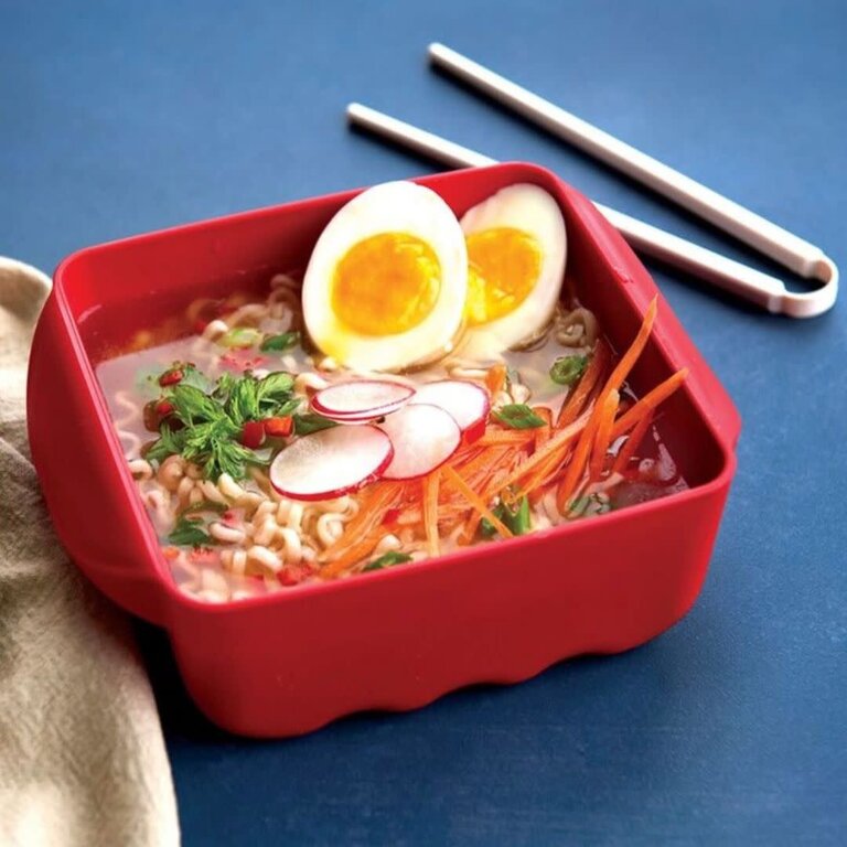 Nordic Ware Microwave Ramen Rush Cooker with Chopsticks