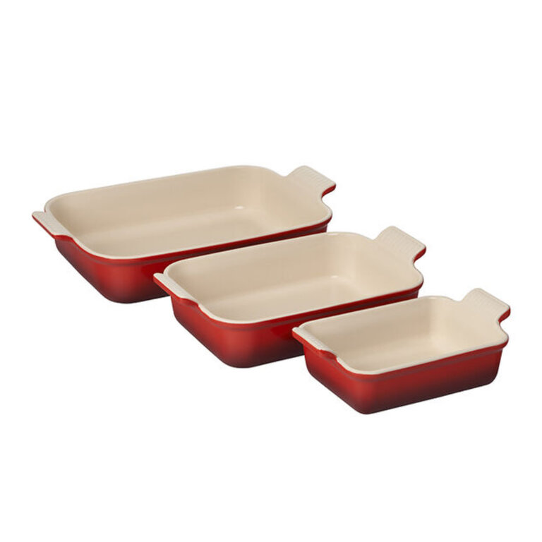 Le Creuset 3 Piece Rectangular Baking Dishes