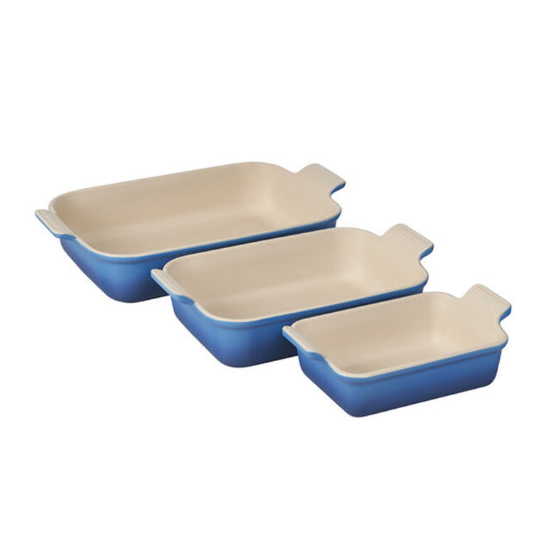 Le Creuset 3 Piece Rectangular Baking Dishes