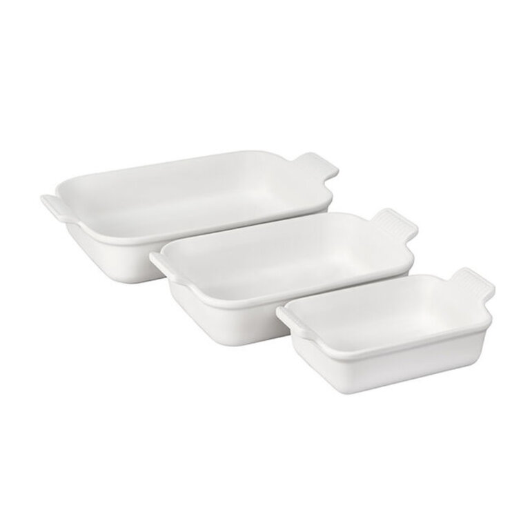 Le Creuset 3 Piece Rectangular Baking Dishes