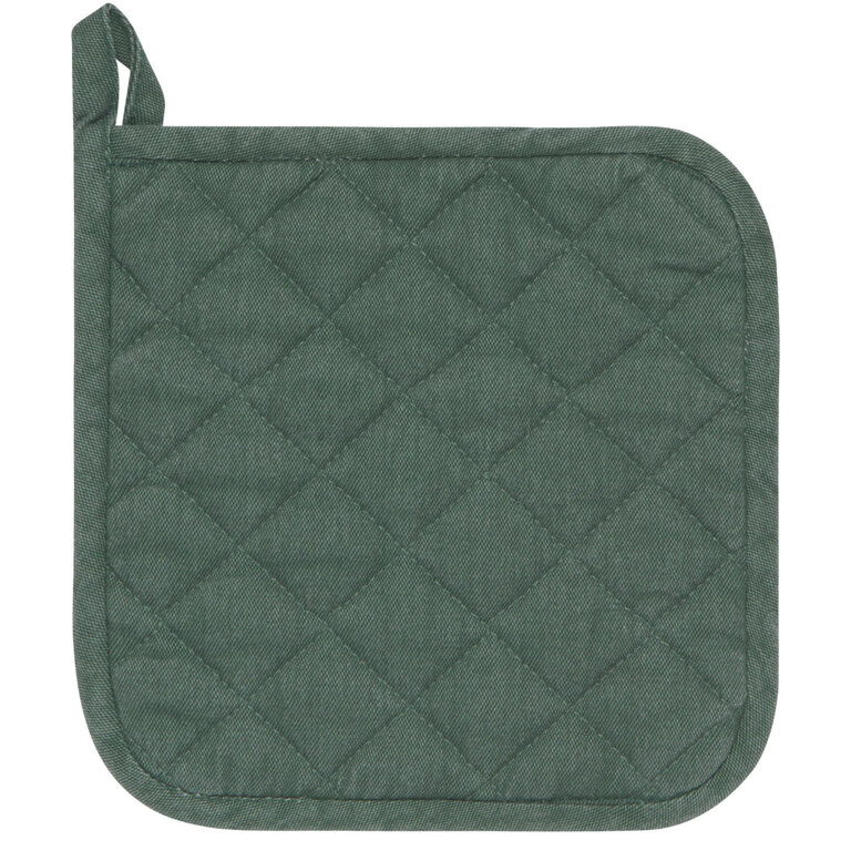 Heirloom Stonewash Potholder Jade