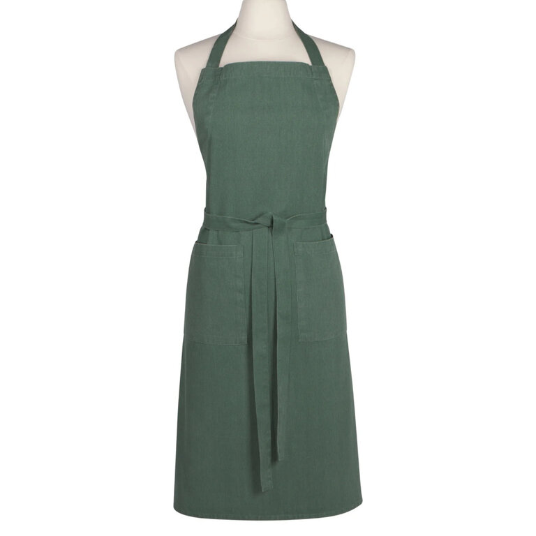 Heirloom Stonewash Apron Jade