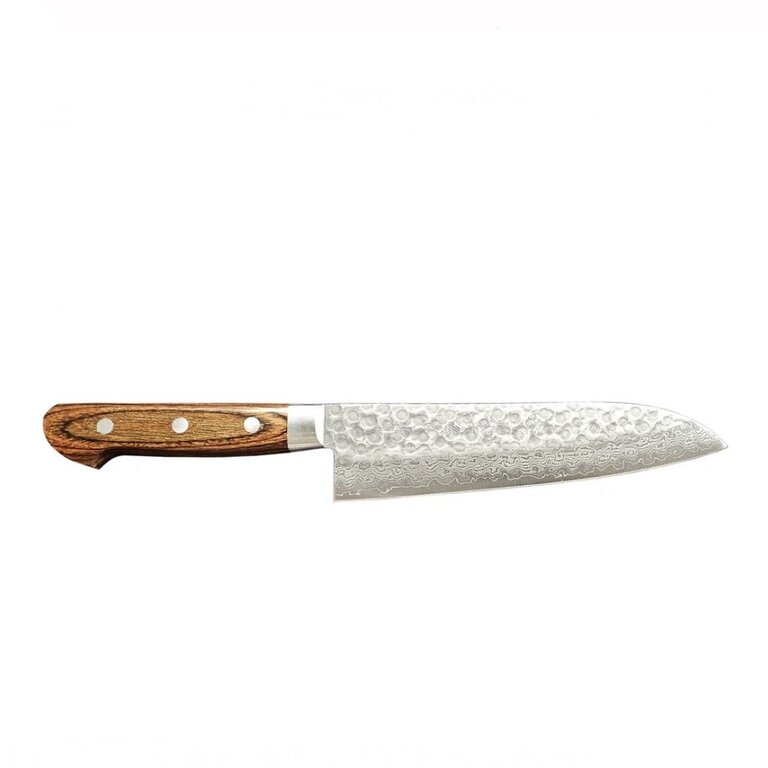 Kikuichi Wdt Warikomi  Santoku, Knife , 7in