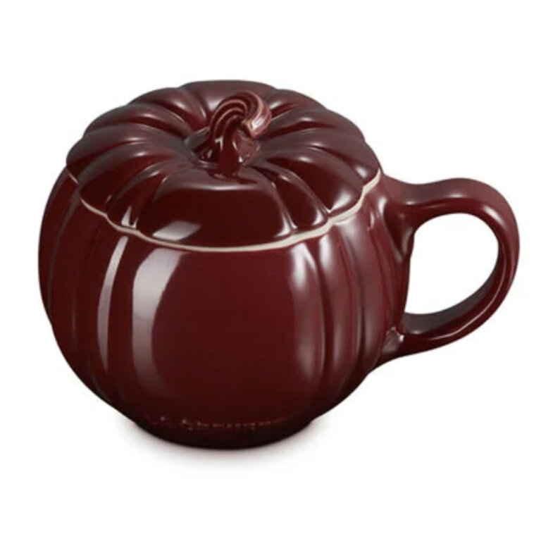 Le Creuset Pumpkin Mug with Lid