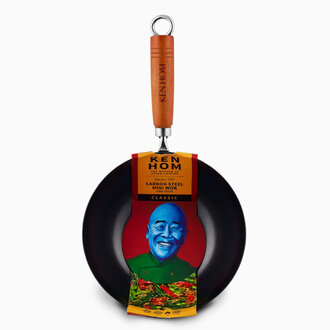 7.75" Ken Hom Non-Stick Carbon Steel Mini Wok 7.75" Ken Hom Non-Stick Carbon Steel Mini Wok