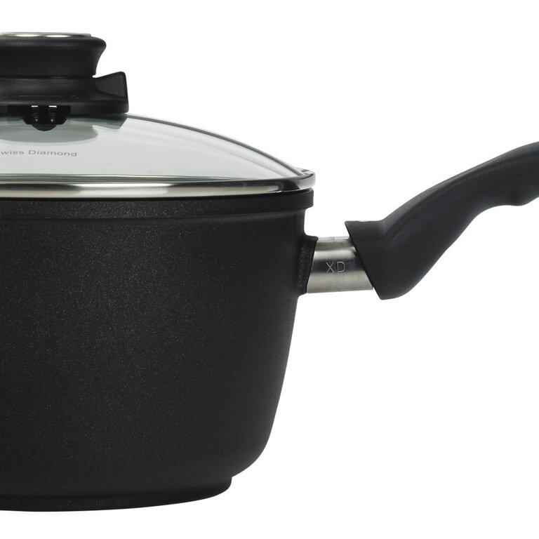 Swiss Diamond XD Saucepan w/Lid  8 in 3.2 Qt