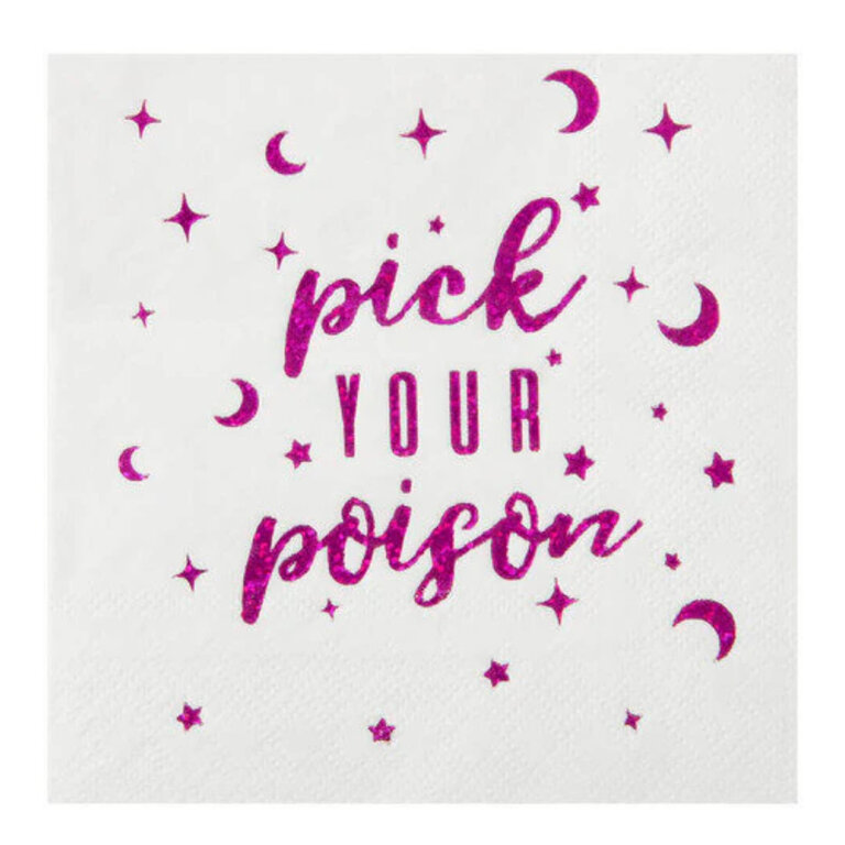 C.R. Gibson Seasonal Bev Napkin Pick Your Poison*