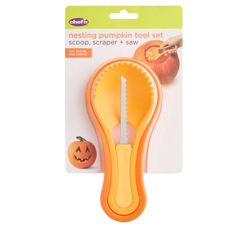 Nesting Pumpkin Carving Tool Set